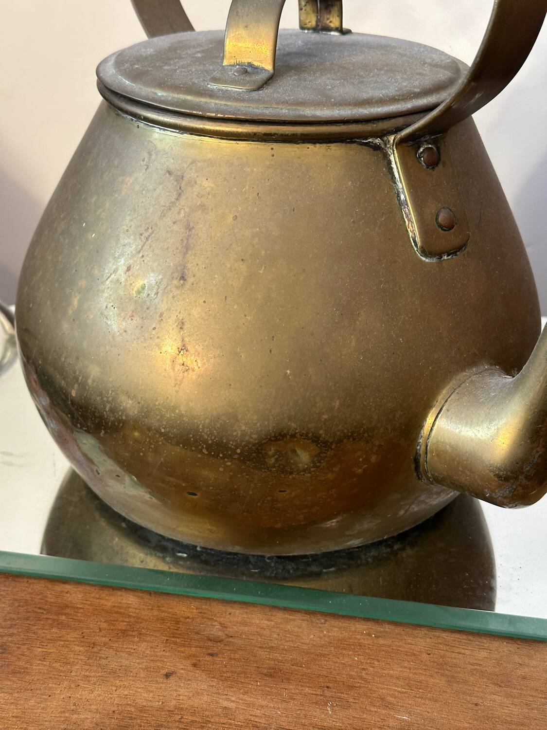 Copper kettle - 19th century folk arts