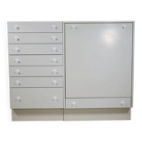 Postmodern highboard cabinet with fold-out desk by Interlübke, 1970s 1980s