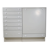 Postmodern highboard cabinet with fold-out desk by Interlübke, 1970s 1980s