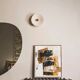 Lisette - terre cuite blanche - applique murale