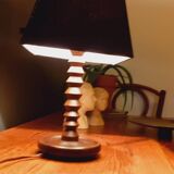 Pair of brutalist 40s lamps