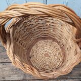 wicker round basket