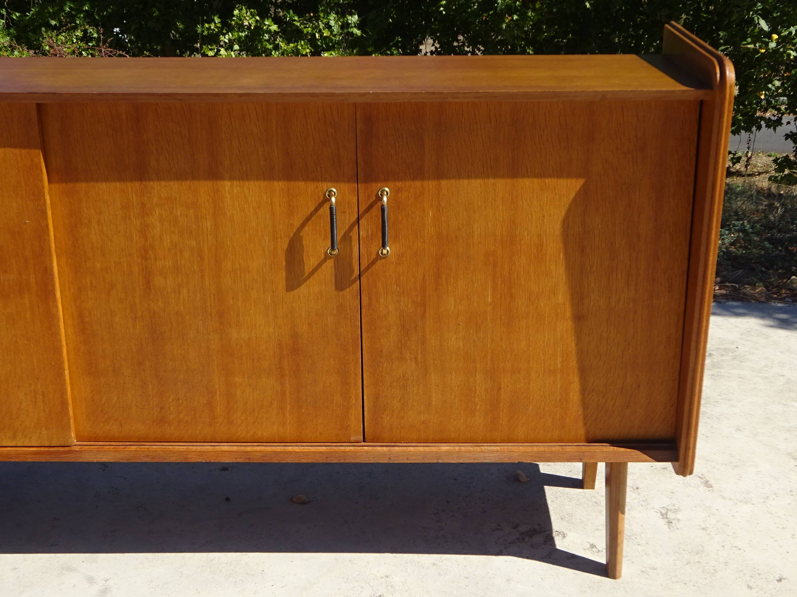 Enfilade vintage aux pieds compas par SAM
