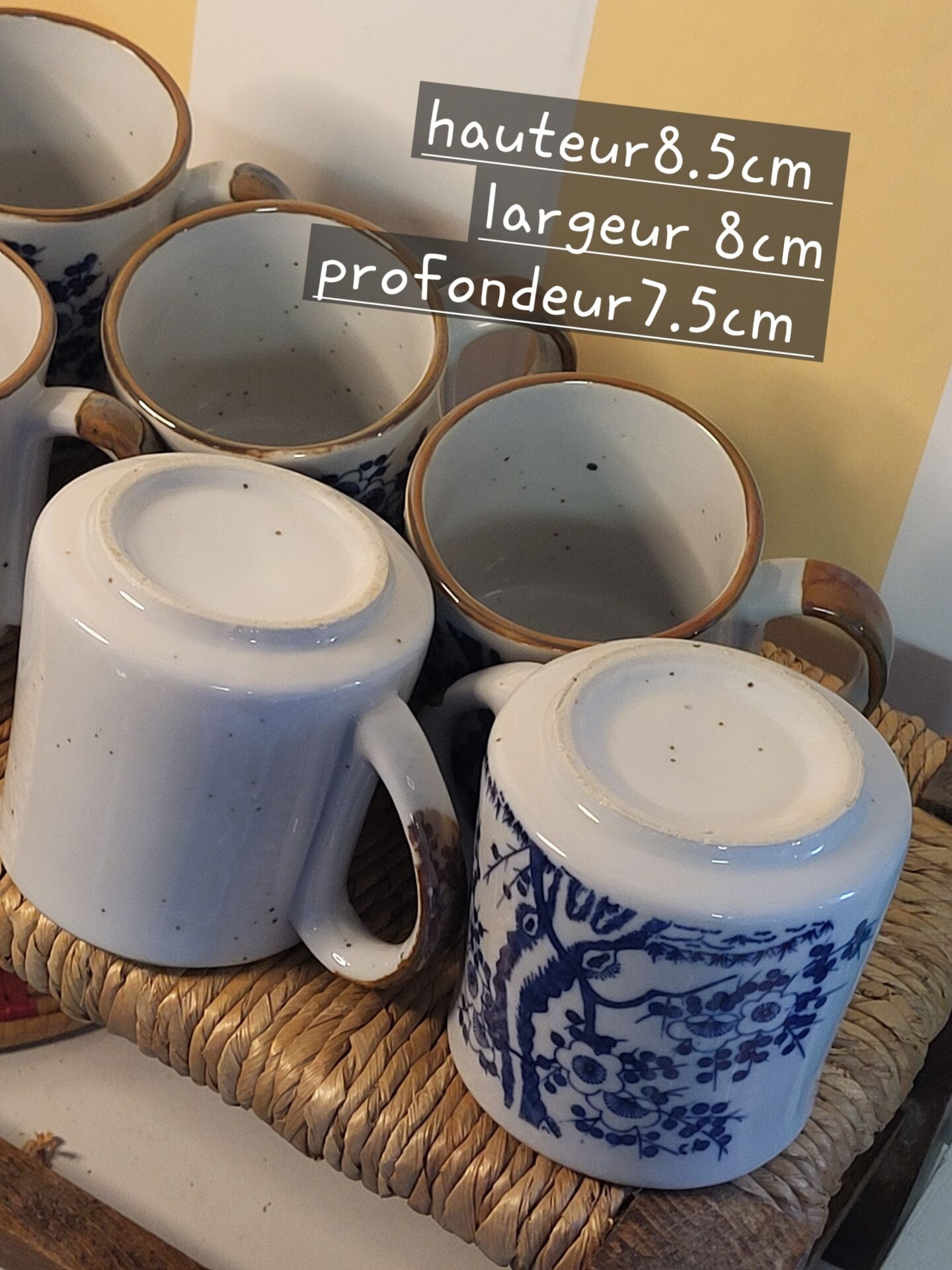 Tasses mugs