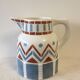 Pichet faïence de longwy - art déco -
