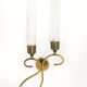 Angelo Lelli design three wall lamps by Arredoluce Italy 1950