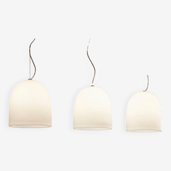 Modo Luce designer Paolo Grasselli Campanone pendant lights