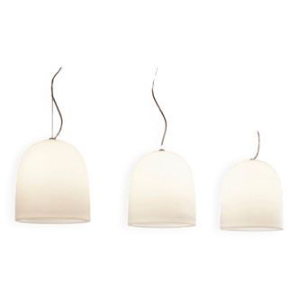 Modo Luce designer Paolo Grasselli Campanone pendant lights