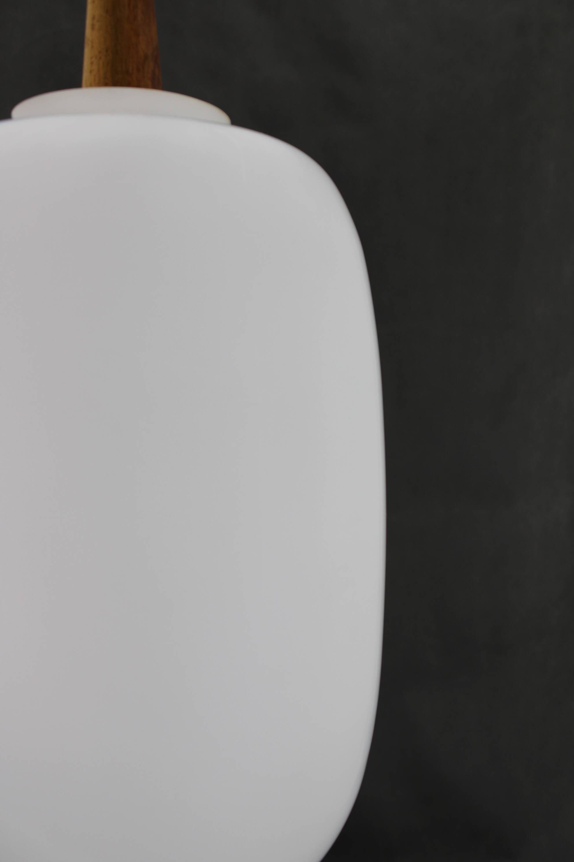 1970s uluv glass pendant, czechoslovakia