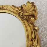 Golden wooden mirror  42x61cm
