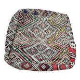 Pouf kilim marocain 24 x 24 pouces - livraison gratuite - pouf kilim berbère vintage - pouf marocain