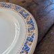 Longwy compote dish “Frivolité” – antique earthenware with geometric decoration