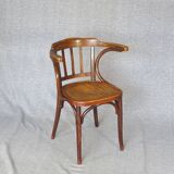 Baumann 1935/39 bistro armchair known as "office" armchair, original condition,