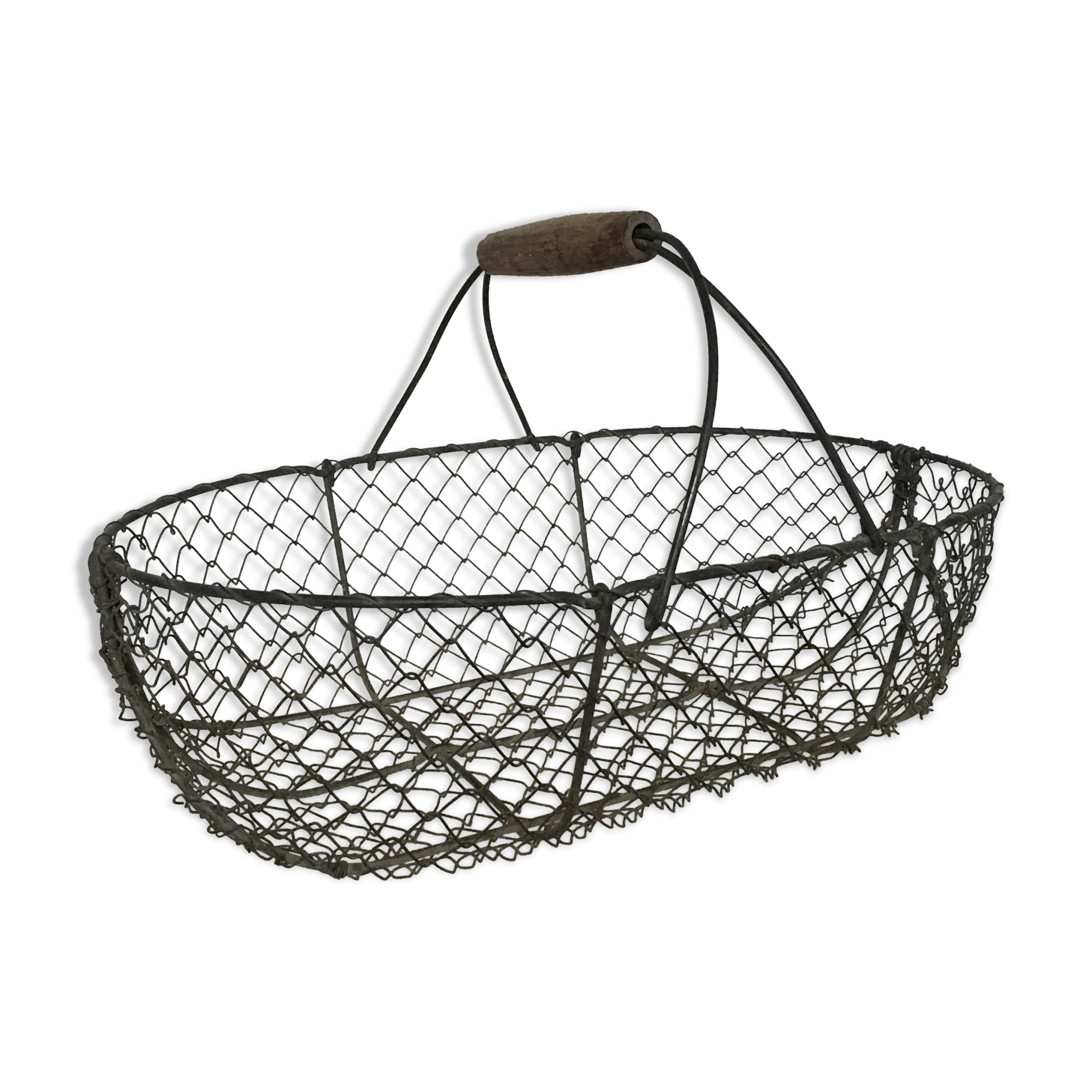 Old apple basket