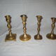 Lot of old candlesticks