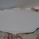 White porcelain fish dish
