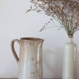 Old vintage stoneware pitcher