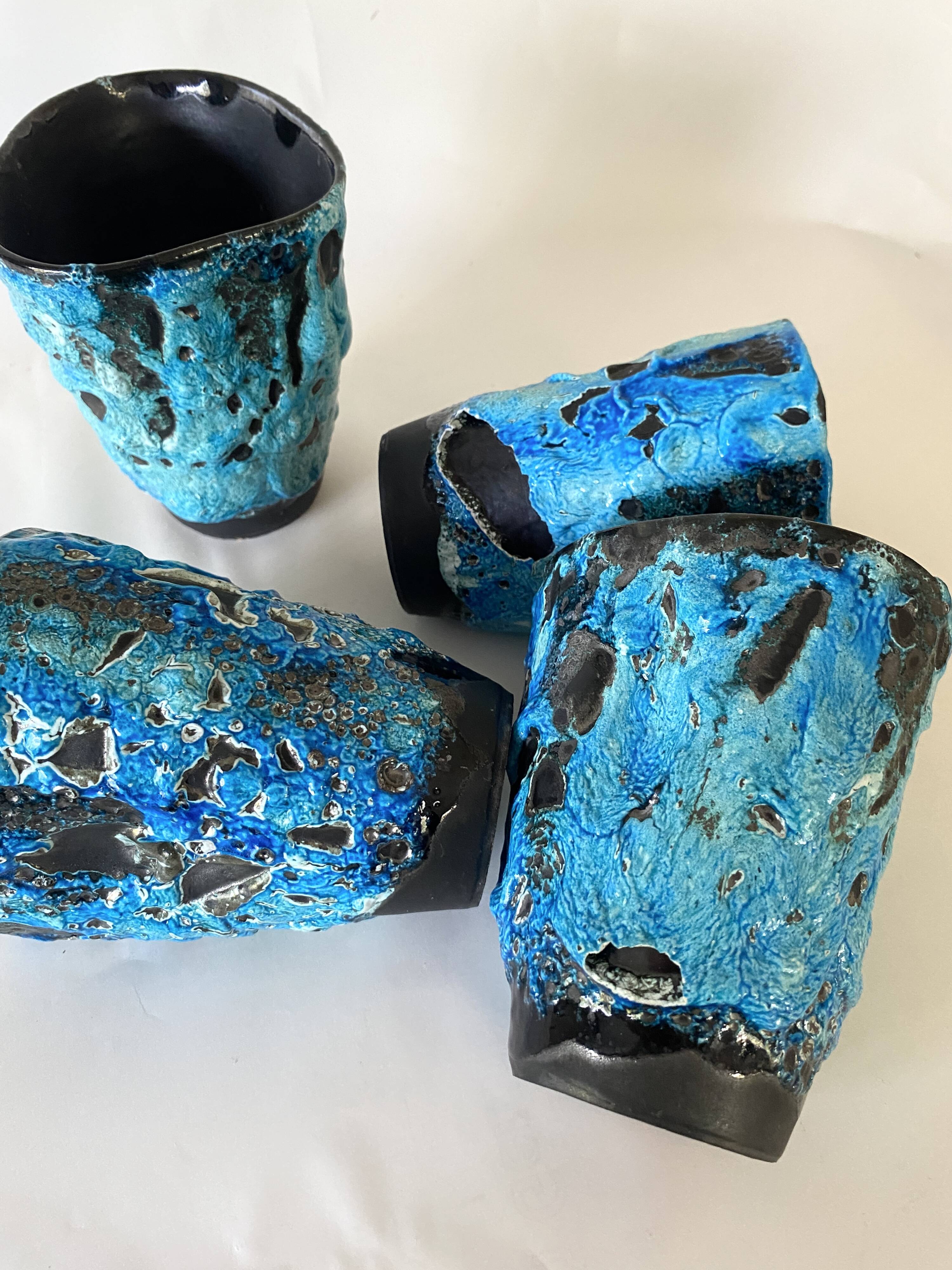 Ceramic vases from the 1970s