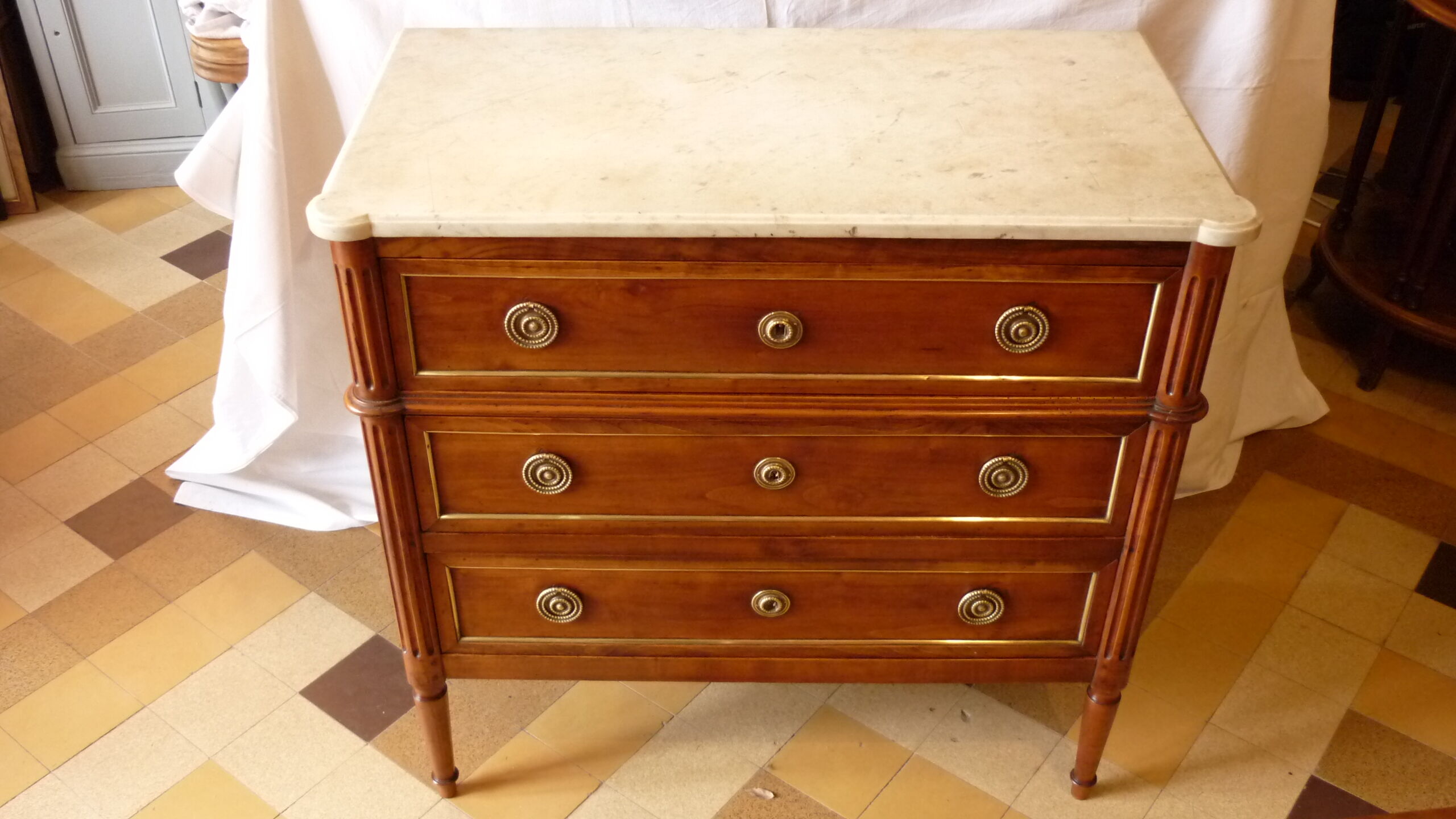 Louis XVI dresser 19th century fruit wood
