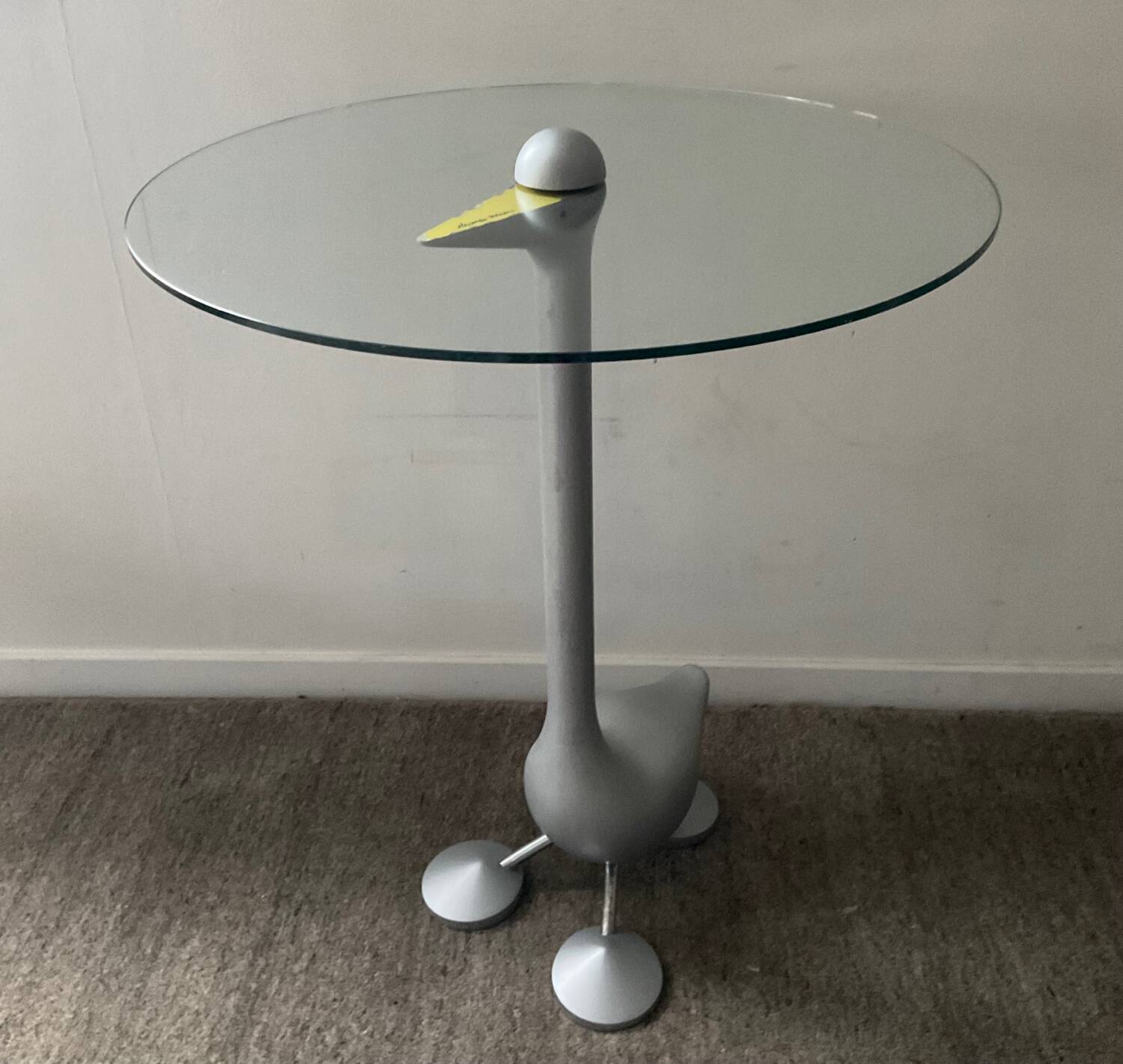 Zanotta “Sirfo” coffee table designed by Alessandro Mendini from the 80s