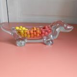 Dachshund crystal pocket tray Art Vannes