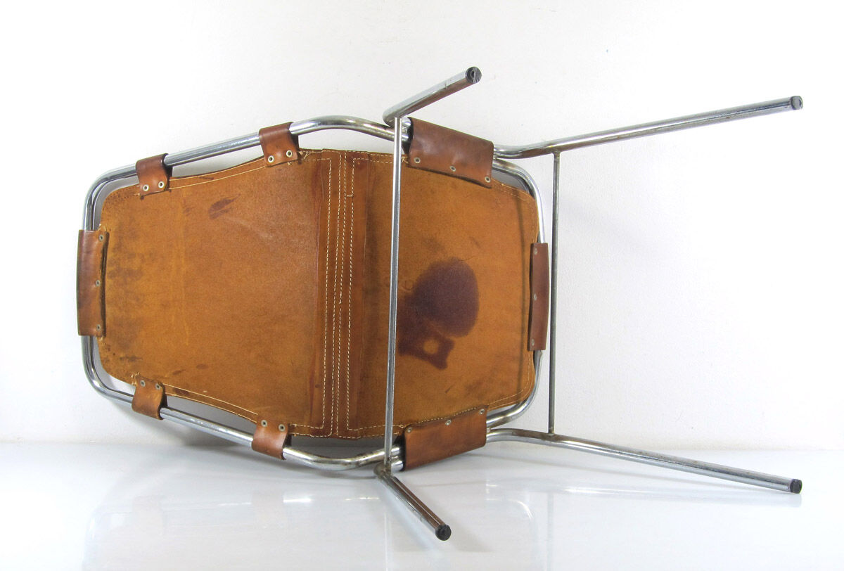 Chaise en cuir Les Arcs de Charlotte Perriand