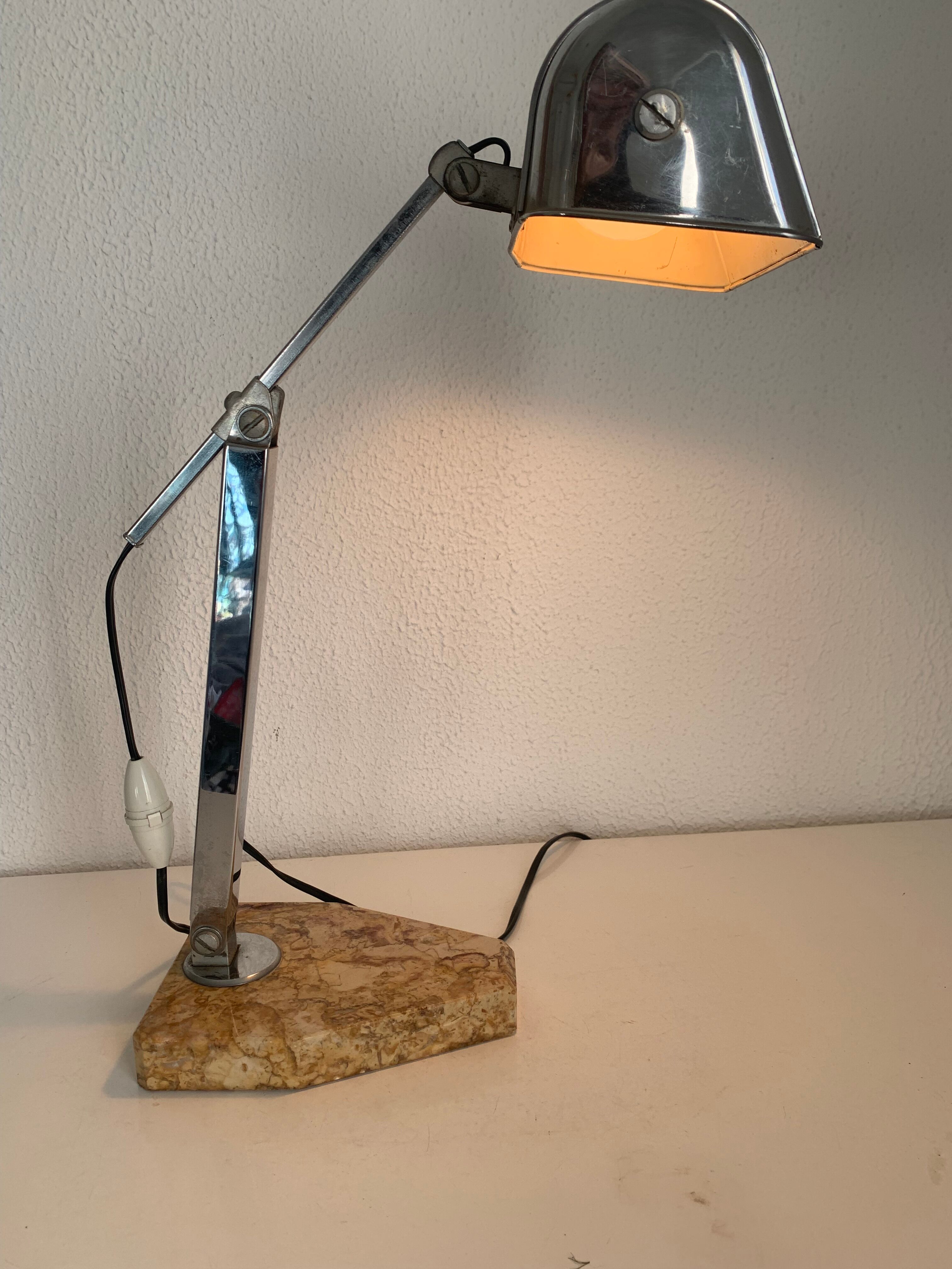 Lampe Fare en marbre, France 1930