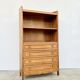 Convenient library, solid oak, 1950s.
