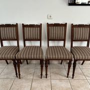 Set of 4 EMPIRE period chairs