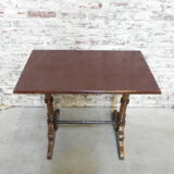 Oak bistro table from the ardennes