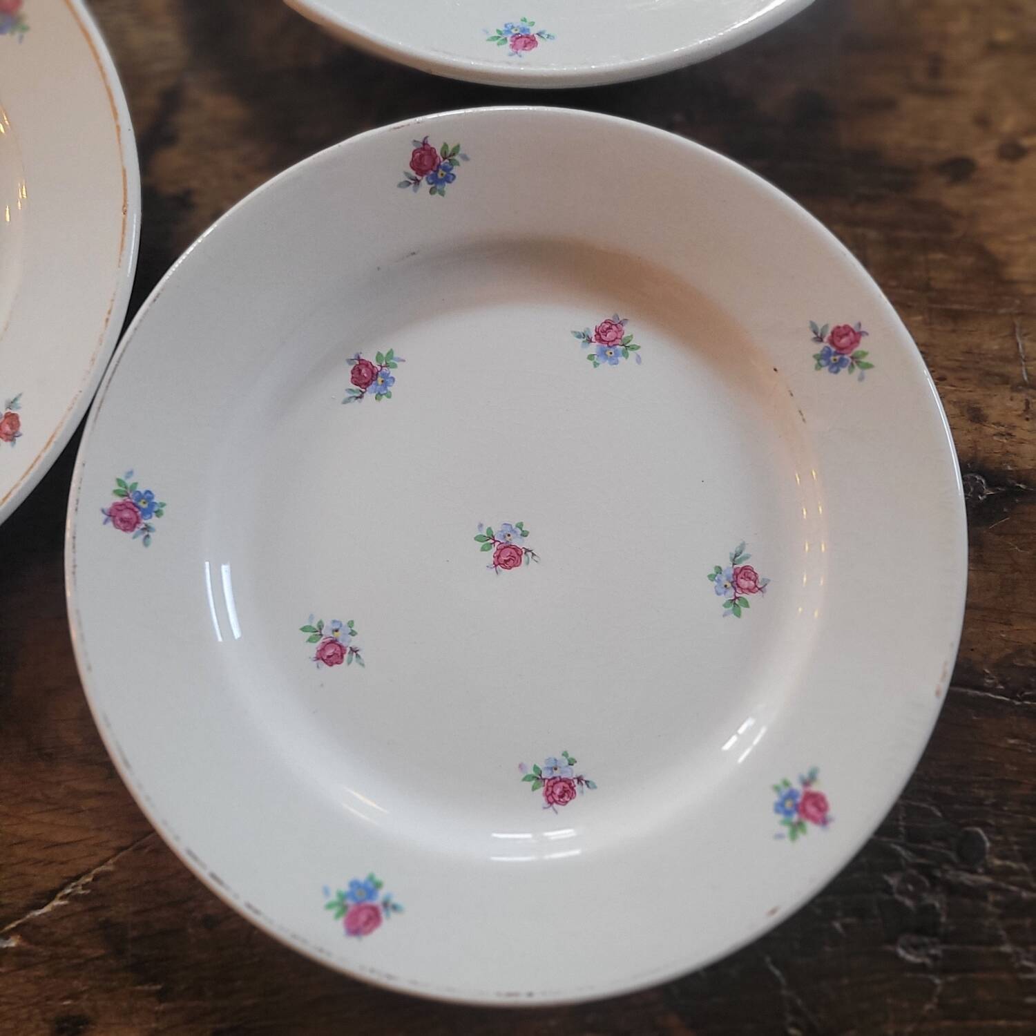 Lunéville KG – assiettes dessert – années 1940