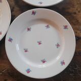 Lunéville KG – assiettes dessert – années 1940