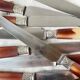 12 couteaux vintage bakélite Inox Pradel