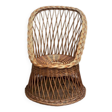 Fauteuil en rotin pour enfants
