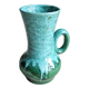 Green and blue lava ceramic pot pitcher