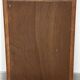 Rectangular light wood mirror from the 1950s with bevelled glass, 83/62 cm.