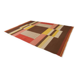 Rare Geometric Carpet by Antonin Kybal, 1948