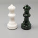 Chess set in volterra alabaster handmade made in italy