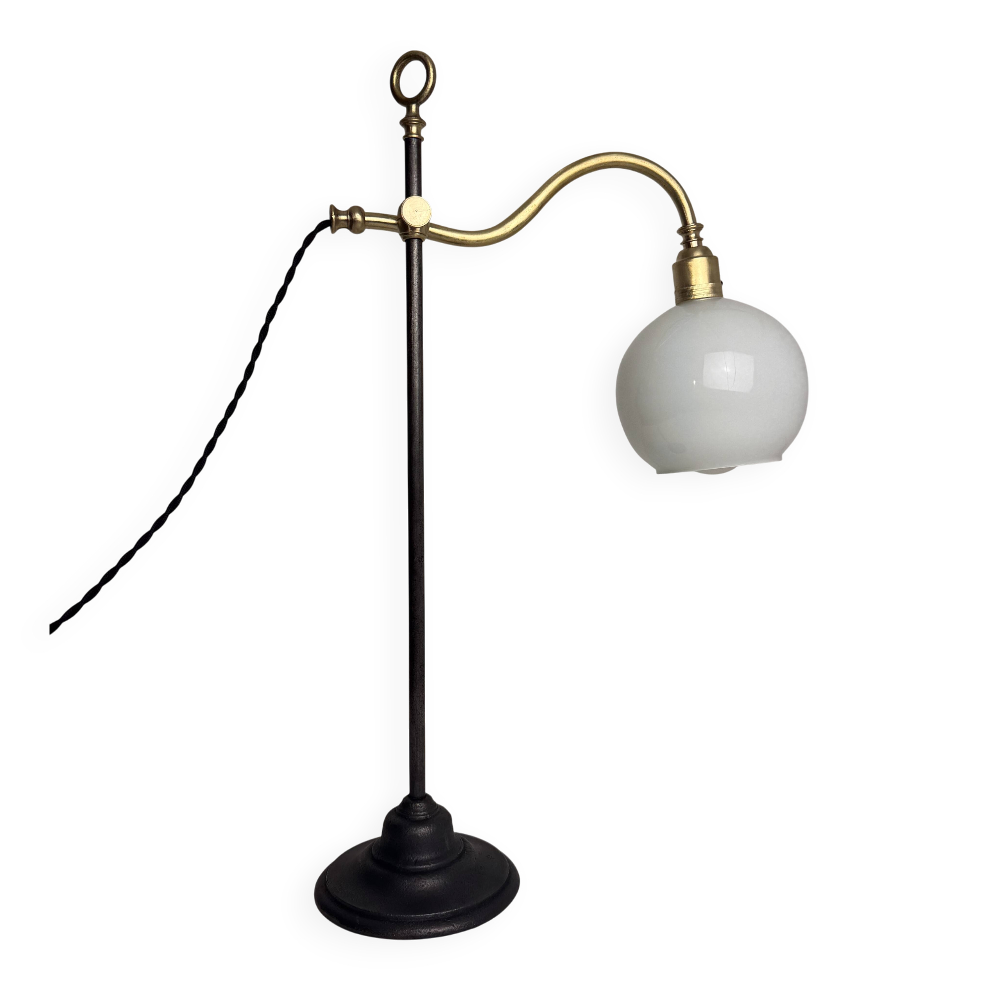Old desk lamp raise and lower vintage