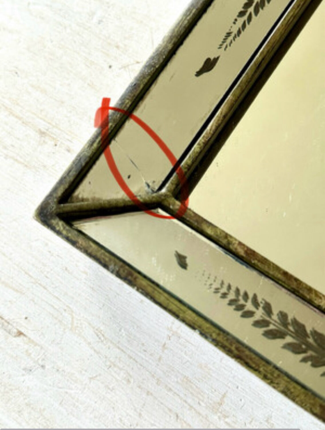 Miroir style vénitien