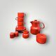 Vintage Melitta Ceracron coffee set – scarlet red – 1970s