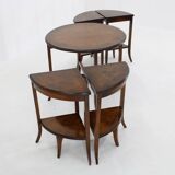 1930s Art Deco Nesting tables in Walnut , Czechoslovakia