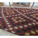 1970s Turkish Handwoven Wool Kilim Runner 81x200