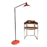 Vintage leather and chrome chair circa 1970