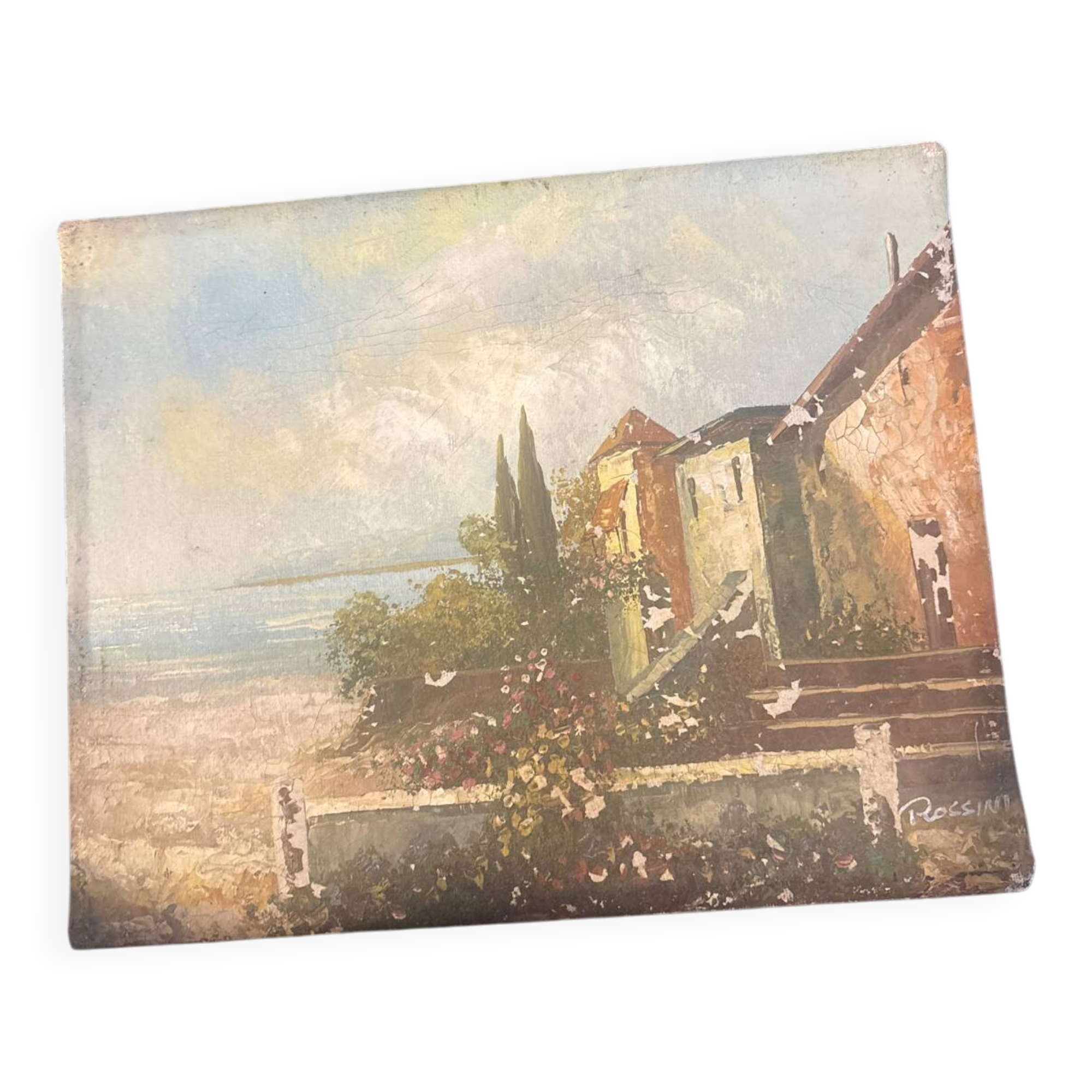 Tableau paysage méditerranéen ROSSINI