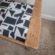 Restored brutalist style armchair