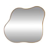 Miroir Organique Abstrait en Laiton