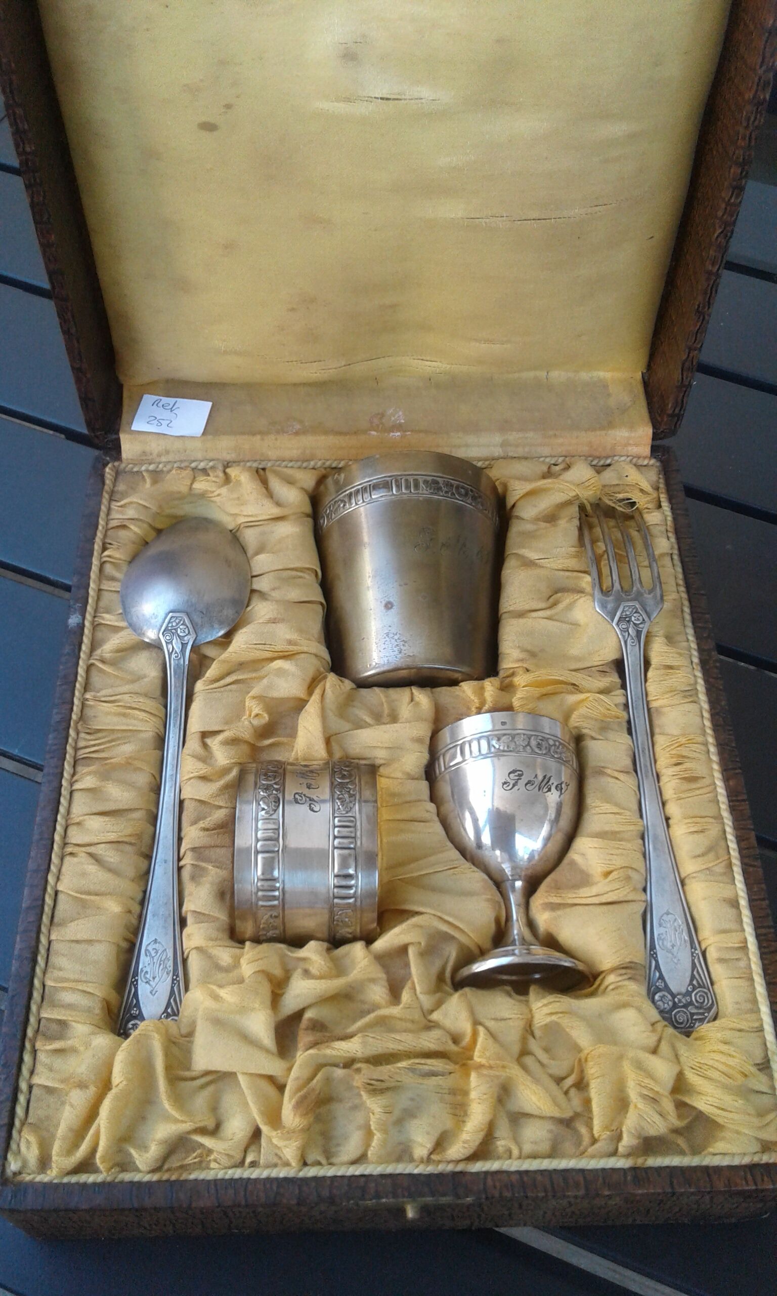 Art deco  baptism box