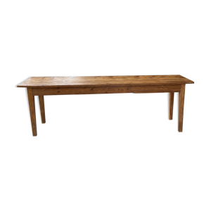 Table de ferme pin patinée