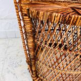 Emmanuelle rattan armchair